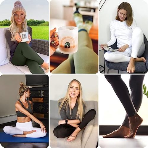Stay Warm with Custom Compression Fleece Lined Thermal Leggings for Women – Available for OEM Wholesale