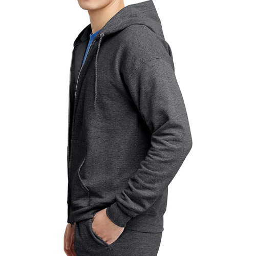 OEM Wholesale Men's Fleece Zip Hooded Sweatshirts Activewear Sportwear Supplier