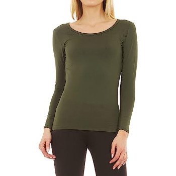 Designed for Winter Comfort - Custom Long Sleeve Thermal Tops for Women - OEM Available