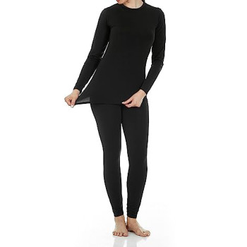 OEM Wholesale Women's Fleece-Lined Base Layer Pajama Set - Long Johns Thermal Underwear for Cold Weather