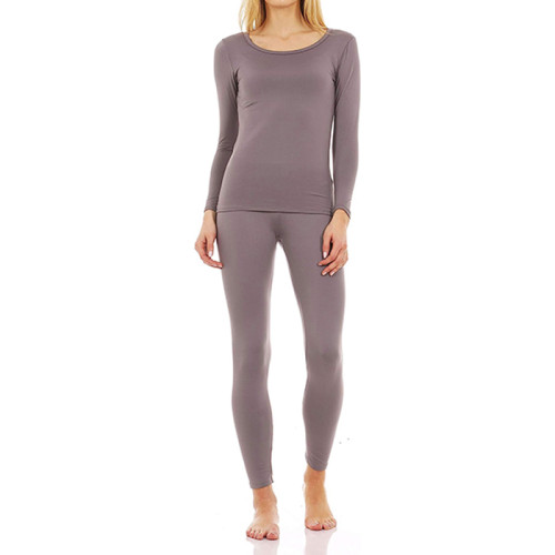 Customizable and Wholesale Fleece Lined Long Johns Thermal Underwear for Women- Perfect for Cold Weather