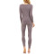 Customizable and Wholesale Fleece Lined Long Johns Thermal Underwear for Women- Perfect for Cold Weather