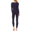 Custom Wholesale Women's Fleece Lined Base Layer Pajama Set - Perfect for Cold Weather
