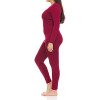 Customized Men's V-Neck Fleece Lined Thermal Underwear: Embrace the Cold with our Wholesale OEM Base Layer Set