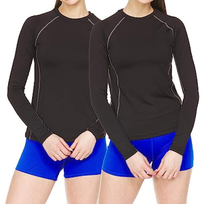 Wholesale Custom Women's Compression Long Sleeve T-Shirt Available for OEM & Wholesale