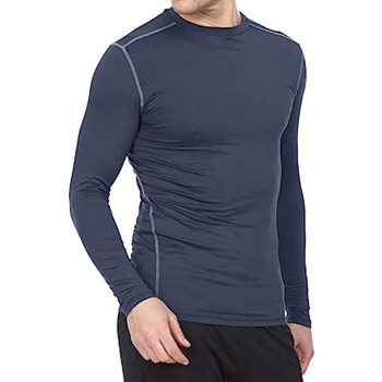 Custom Men's Long Sleeve Compression Shirt - Perfect for Running and Workouts