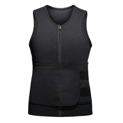 Stay Fit with Our Men's Neoprene Sauna Vest with Single straps- Offering OEM and Wholesale Options