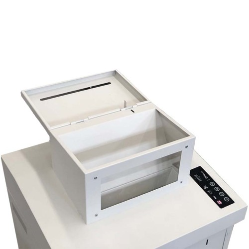 Professional Double Shaft Cross Cut Card CD Paper Shredder for Commercial Use