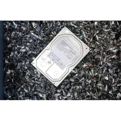 Hard drive shredders for secure data destruction