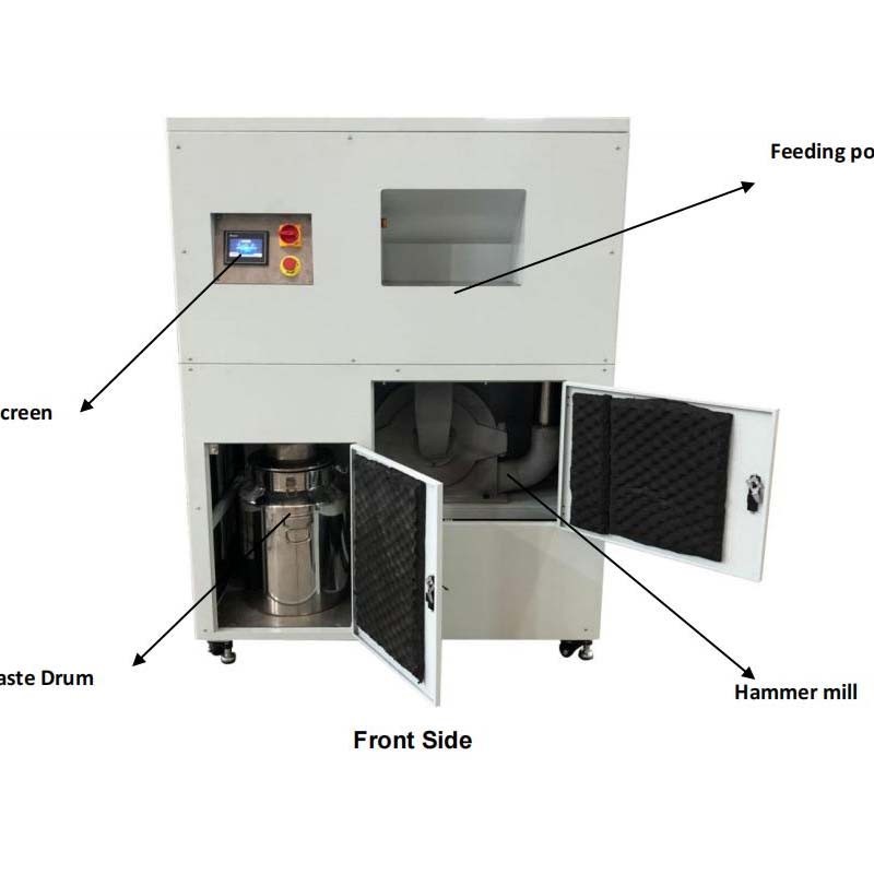 pcb crushing machine