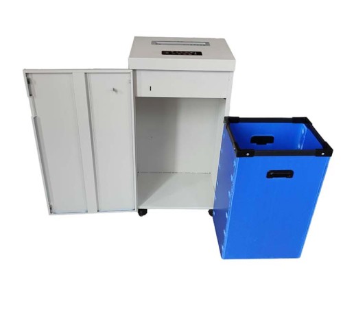 Metal Casing Double Shaft Cross Cut CD Card Paper Shredder for Office Use