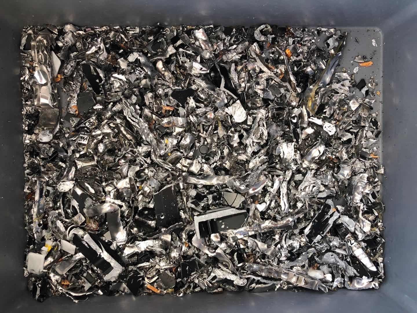 shredding particle
