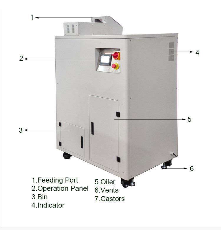 components and parts of hdd shredder