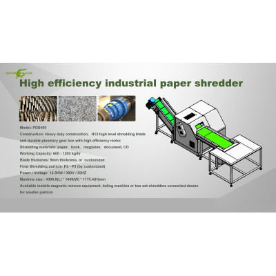 Industrial Paper Shredders Used For Recycling And Destruction Purposes