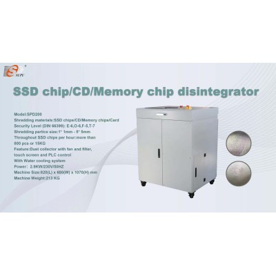 Portable Crusher Fitted with a Professional High-Speed Grinding System, Perfect for CDs, SIM Cards & Electronic Chips
