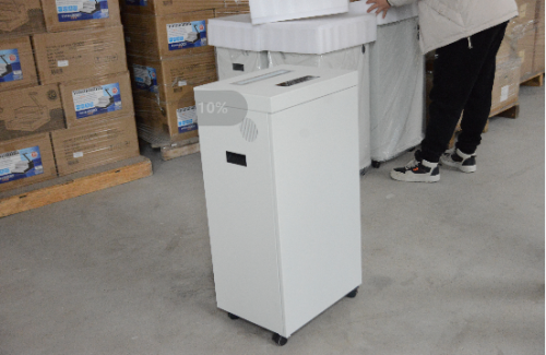 Office Use Micro Cut Card Chips Paper CD Shredder with P5 Level