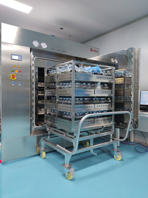 Steam Air Sterilizer for PFS syringes,vials,PVC, non-PVC packed