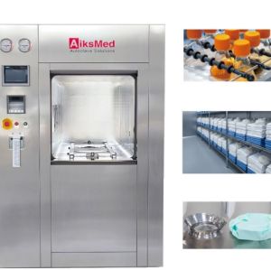 Pharmaceutical Sliding Door Vacuum Autoclave with GMP for Garments