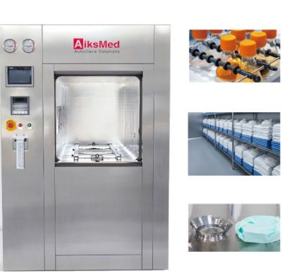 Pharmaceutical Sliding Door Vacuum Autoclave with GMP for Garments