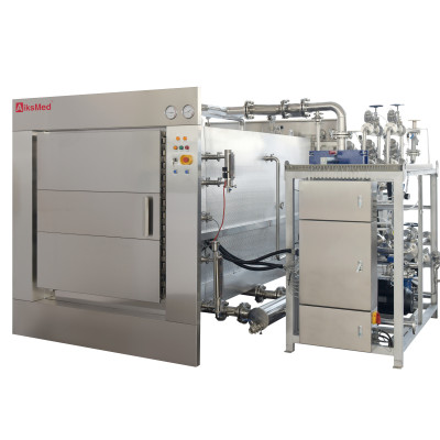 Superheated Water Autoclave for Injections | Ampoules | Oral Liquids | ASD Model: 600~6000 L