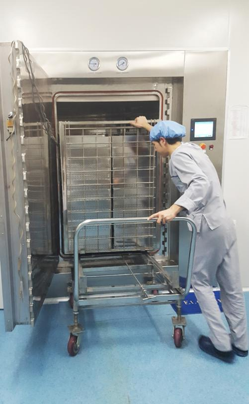 esterilización en autoclave