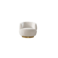 Sillas a medida | Silla giratoria de terciopelo al por mayor | Silla decorativa giratoria de aspecto moderno para sala de estar