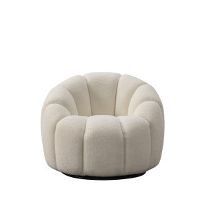 Custom chairs | Elijah Cream Boucle Chair | Livingroom chair | Wholesaler chair