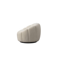 Sillas a medida | Silla Boucle color crema Elijah | Silla de salón | Silla mayorista