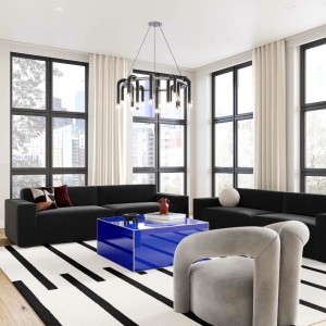 Sillas a medida | Silla decorativa Jenn Speckled Boucle | Muebles de salón | muebles mayorista