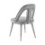 Fabric dining chairs | Petra Light Grey Velvet Side Chair | Diningroom furniture | Factory furniture