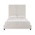 Custom beds | Javan Cream Velvet Bed in Queen | Bedroon furniture | Wholesaler furniture
