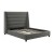 Custom beds|Koah Grey Velvet Bed in King | Bedroom furniture | wholesale furniture