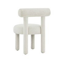 Стулья для столовой из ткани | Белый стул-букле Carmel | Мебель для столовой | Оптовая торговля мебелью