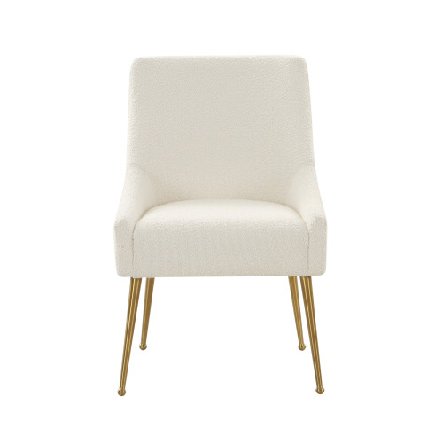 Fabric dining chairs | Beatrix Cream Boucle Side Chair |  Dining chair | Factory furniture