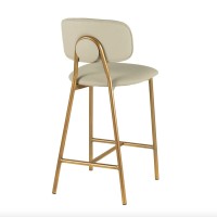 Fabric dining chairs | Ariana Nude Vegan Leather Counter Stool  | Bar furniture | Factory furnture