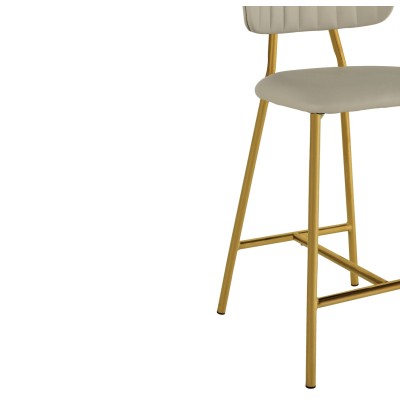 Fabric dining chairs | Ariana Nude Vegan Leather Counter Stool  | Bar furniture | Factory furnture