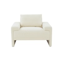 Custom chairs | wholesale chairs｜Maeve Cream Boucle Upholstered Accent Chair ｜Chair Manufacture