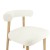 Fabric dining chairs | Spara Cream Boucle Side Chair | custom dining chairs | best fabric dining chairs