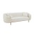 Fabric sofa | Michelle Cream Pleated Sofa by Inspire Me Home Decor | Livingroom sofa | Factory furniture