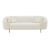 Fabric sofa | Michelle Cream Pleated Sofa by Inspire Me Home Decor | Livingroom sofa | Factory furniture