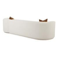 Fabric sofa | Fickle Cream Boucle 2-Piece Modular LAF Sofa | Livingroom sofa | Factory furniture