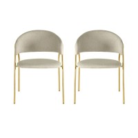 Fabric dining chairs |  Lara Cream Dining Chair – Set of 2 by Inspire Me! Home Decor |  Dining chair | Factory furniture