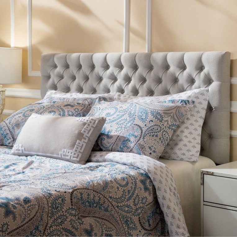 tête de lit en tissu