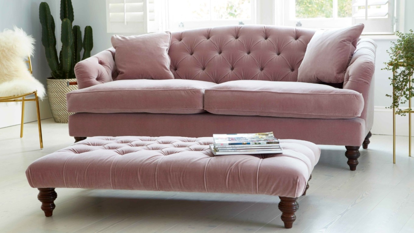 Velvet Fabric Sofa