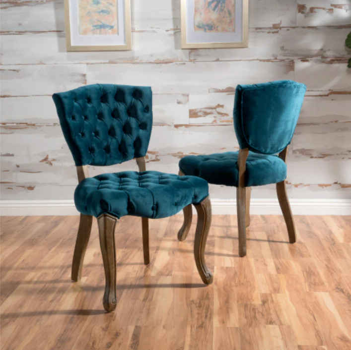 chaise en tissu