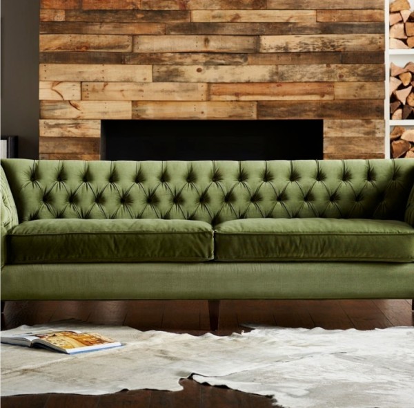 L'histoire des meubles en velours