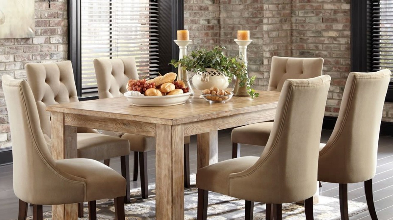 Chaises de salle à manger en tissu