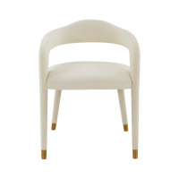 Fabric dining chair | Lucia Cream Velvet Dining Chair | Dining room furniture | Wholesaler furniture