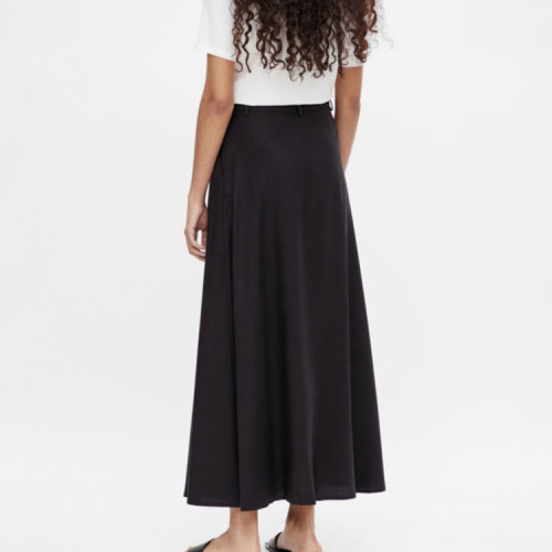 wholesale ladies button front skirt custom color plus size women skirts casual