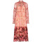 Wholesale floral dress | floral maxi dress | o-neck dress | elegant dress | puff sleeve dress.